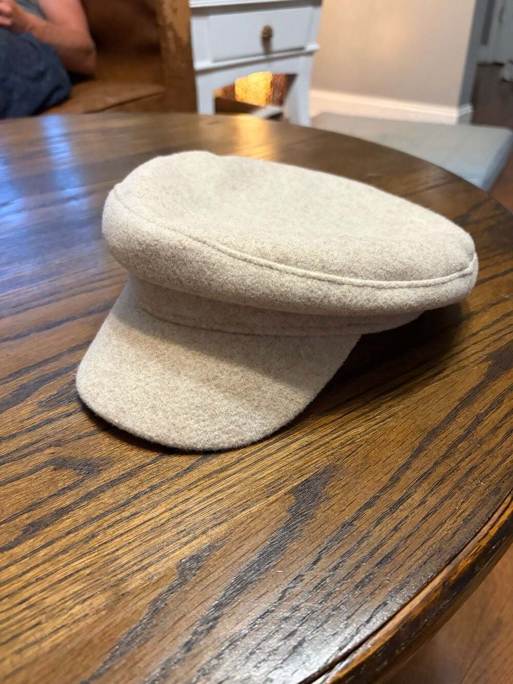 Britt's Knits Women's Newsboy Adjustable Soho Cap Beret Hat Oat